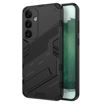 For Samsung Galaxy S24+ Case PC+TPU Phone Cover with Kickstand