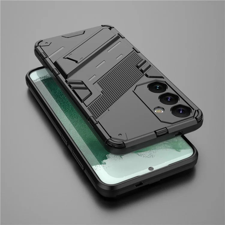 For Samsung Galaxy S24+ Case PC+TPU Phone Cover with Kickstand