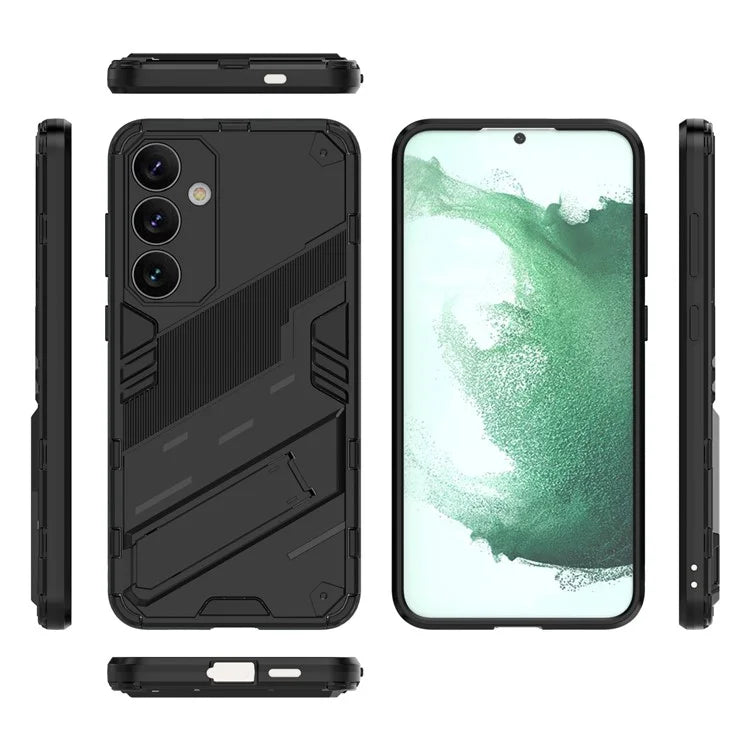 For Samsung Galaxy S24+ Case PC+TPU Phone Cover with Kickstand