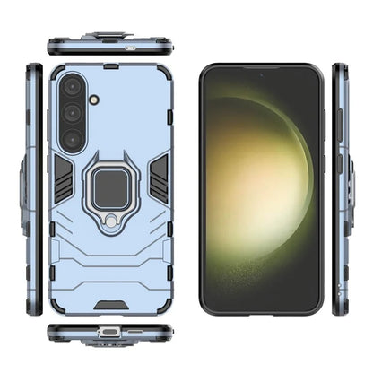 For Samsung Galaxy S24+ Case Ring Holder Kickstand PC+TPU Phone Cover