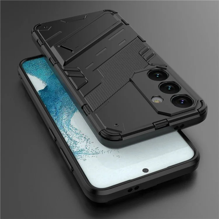 For Samsung Galaxy S24 Case PC+TPU Kickstand Phone Cover