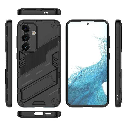 For Samsung Galaxy S24 Case PC+TPU Kickstand Phone Cover