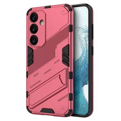 For Samsung Galaxy S24 Case PC+TPU Kickstand Phone Cover