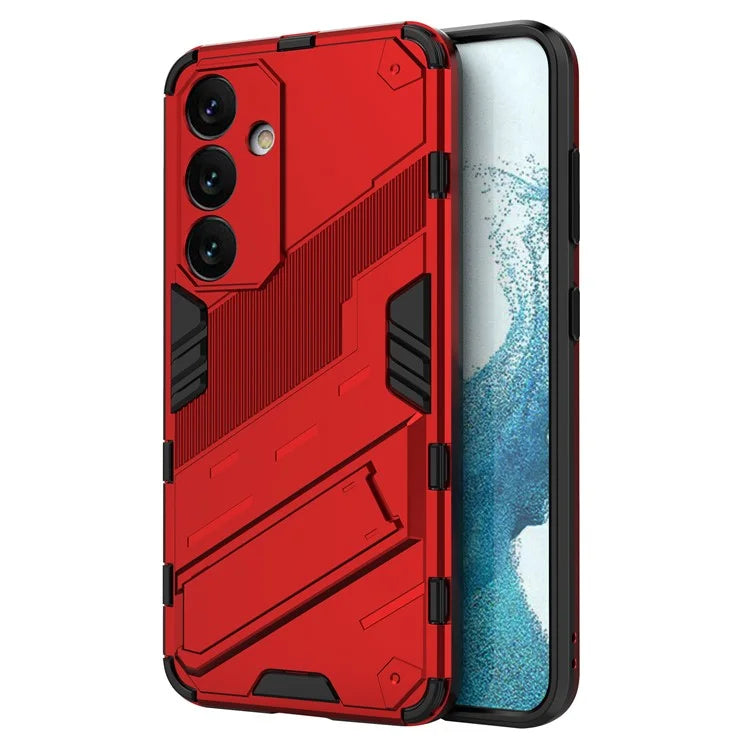 For Samsung Galaxy S24 Case PC+TPU Kickstand Phone Cover