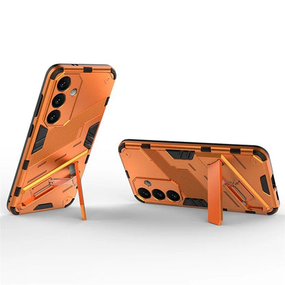 For Samsung Galaxy S24 Case PC+TPU Kickstand Phone Cover