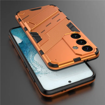 For Samsung Galaxy S24 Case PC+TPU Kickstand Phone Cover