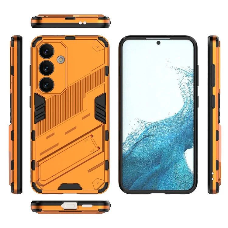 For Samsung Galaxy S24 Case PC+TPU Kickstand Phone Cover