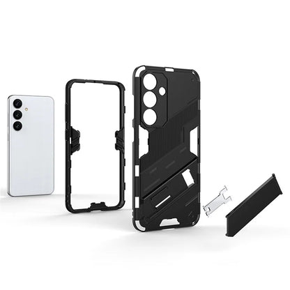 For Samsung Galaxy S24 Case PC+TPU Kickstand Phone Cover