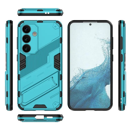 For Samsung Galaxy S24 Case PC+TPU Kickstand Phone Cover