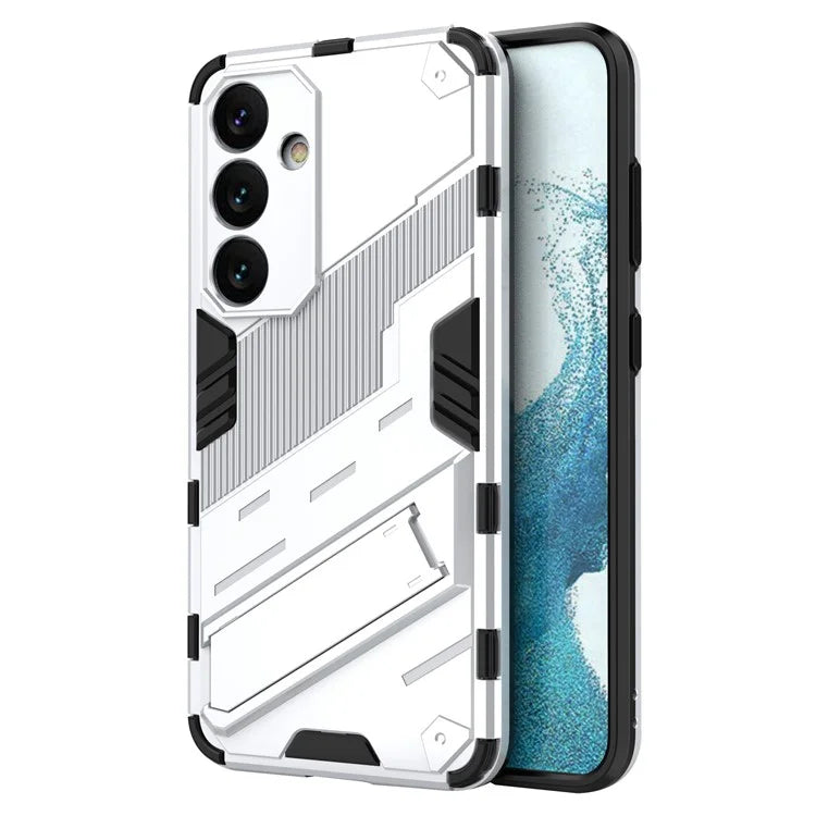 For Samsung Galaxy S24 Case PC+TPU Kickstand Phone Cover
