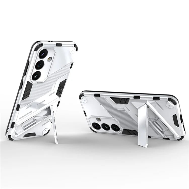For Samsung Galaxy S24 Case PC+TPU Kickstand Phone Cover