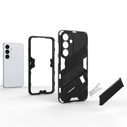 For Samsung Galaxy S24 Case PC+TPU Kickstand Phone Cover