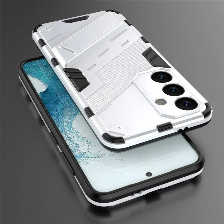 For Samsung Galaxy S24 Case PC+TPU Kickstand Phone Cover