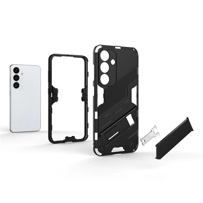 For Samsung Galaxy S24 Case PC+TPU Kickstand Phone Cover