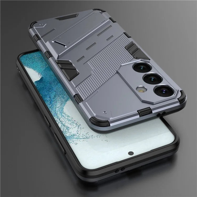 For Samsung Galaxy S24 Case PC+TPU Kickstand Phone Cover