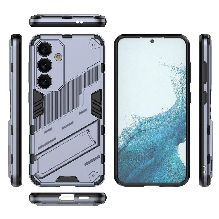 For Samsung Galaxy S24 Case PC+TPU Kickstand Phone Cover