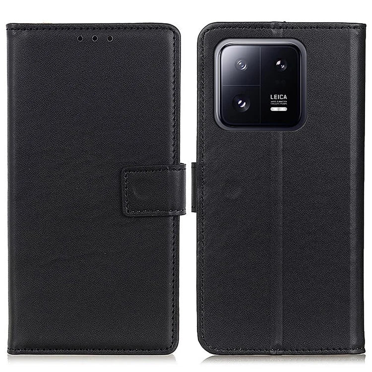 For Xiaomi 14 Case Anti-Scratch Wallet Phone Shell PU Leather Stand Cover