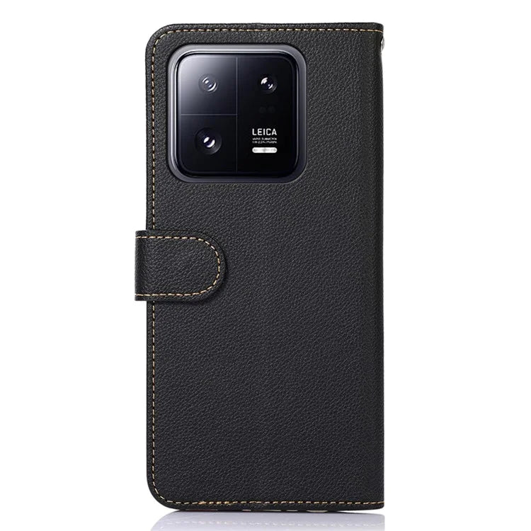 KHAZNEH For Xiaomi 14 Case Leather Phone Cover with RFID Blocking Wallet