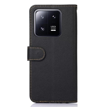 KHAZNEH For Xiaomi 14 Case Leather Phone Cover with RFID Blocking Wallet