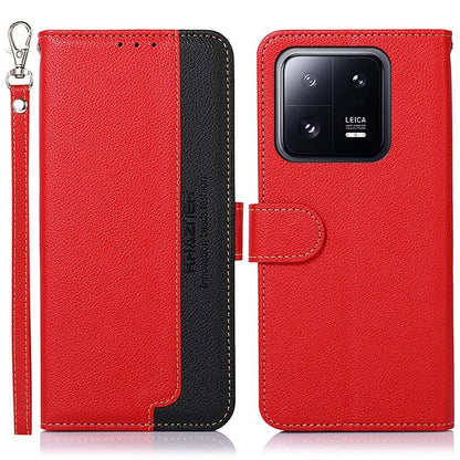 KHAZNEH For Xiaomi 14 Case Leather Phone Cover with RFID Blocking Wallet