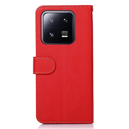 KHAZNEH For Xiaomi 14 Case Leather Phone Cover with RFID Blocking Wallet