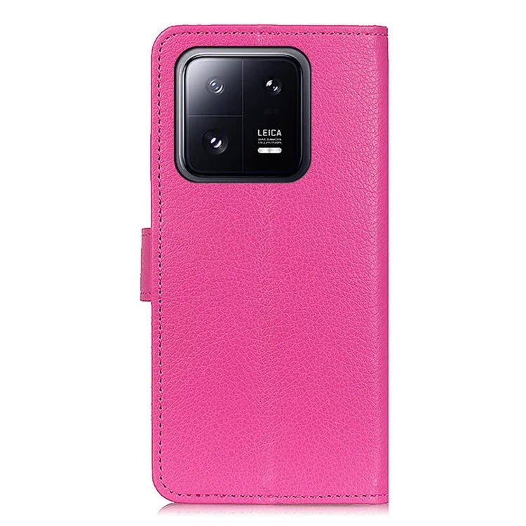 For Xiaomi 14 Case Litchi Texture Leather Phone Cover with Wallet