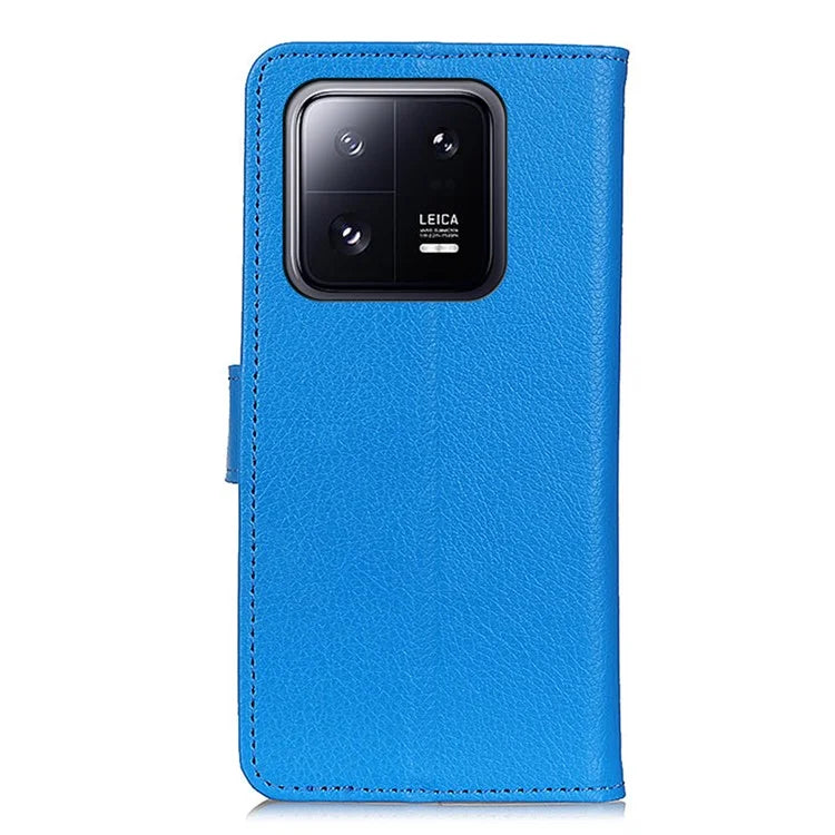 For Xiaomi 14 Case Litchi Texture Leather Phone Cover with Wallet