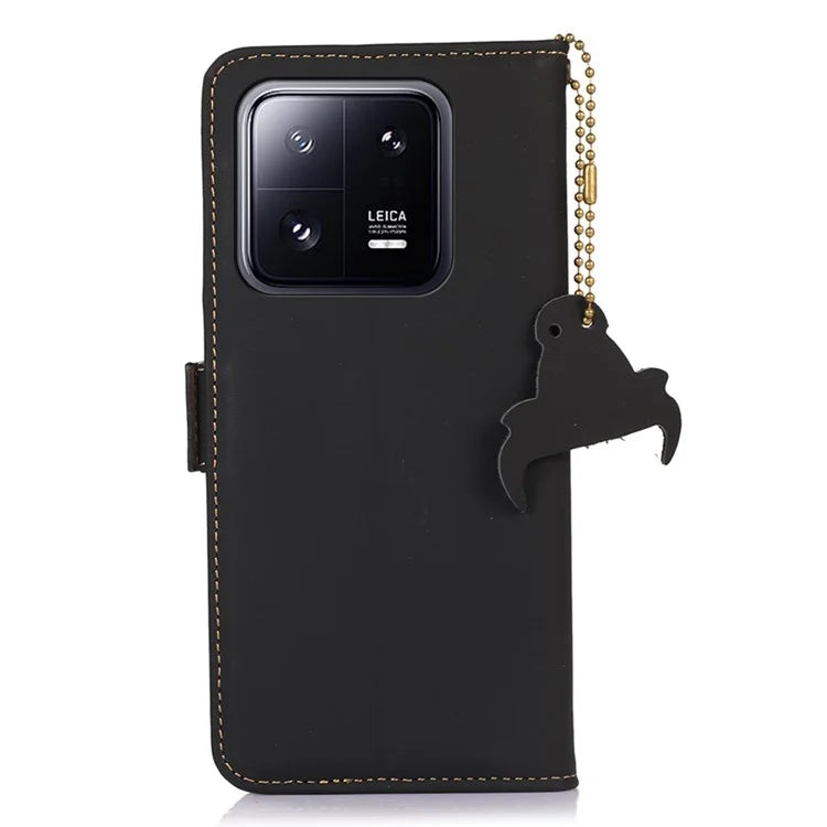 For Xiaomi 14 Case RFID Blocking Wallet Phone Stand Cover