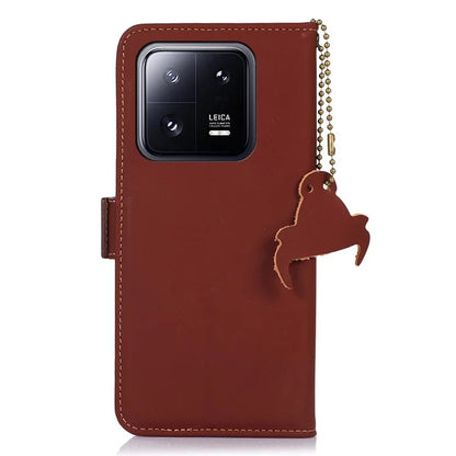For Xiaomi 14 Case RFID Blocking Wallet Phone Stand Cover