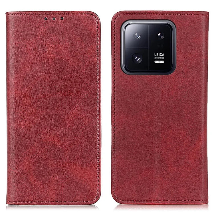 For Xiaomi 14 Case Wallet Stand Split Leather Anti-scratch Cover