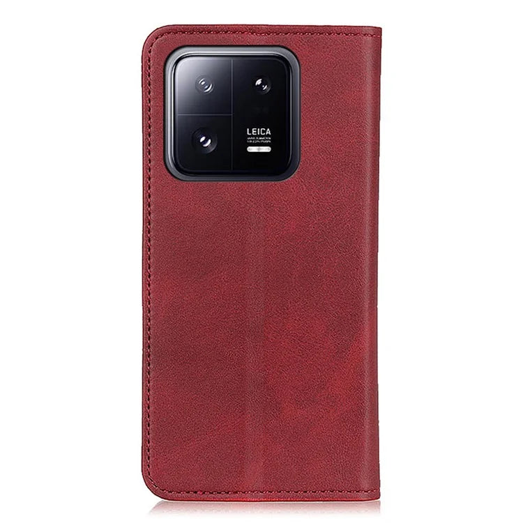 For Xiaomi 14 Case Wallet Stand Split Leather Anti-scratch Cover