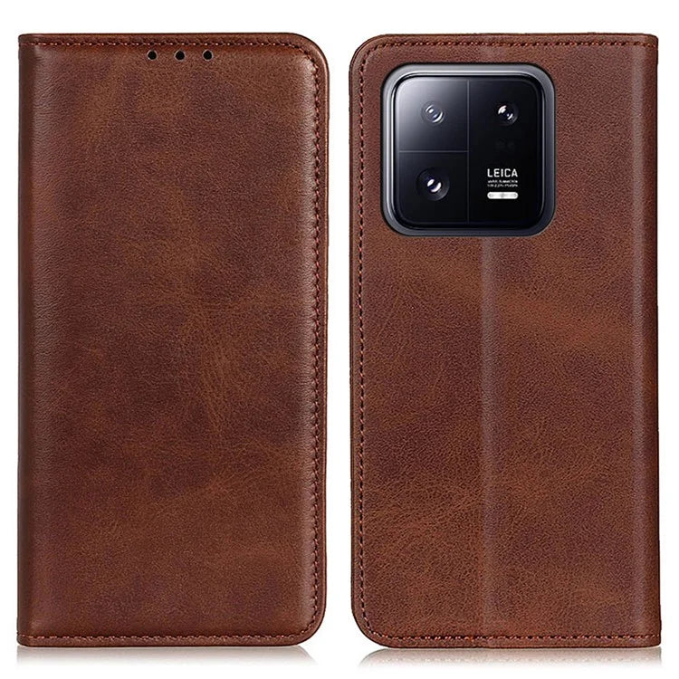 For Xiaomi 14 Case Wallet Stand Split Leather Anti-scratch Cover