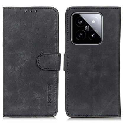 KHAZNEH For Xiaomi 14 Case Wallet Retro PU Leather Smartphone Cover