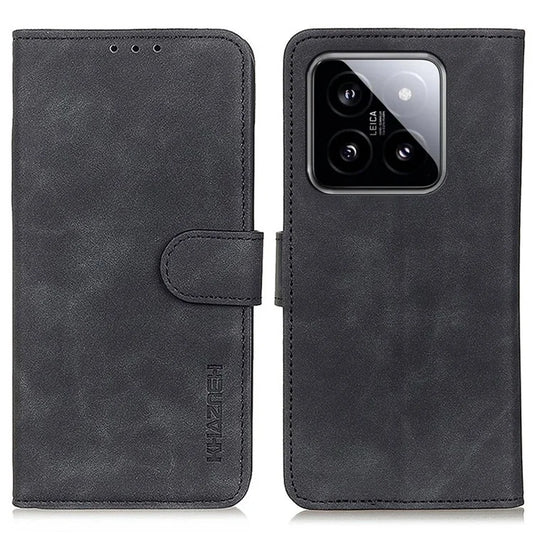 KHAZNEH For Xiaomi 14 Case Wallet Retro PU Leather Smartphone Cover