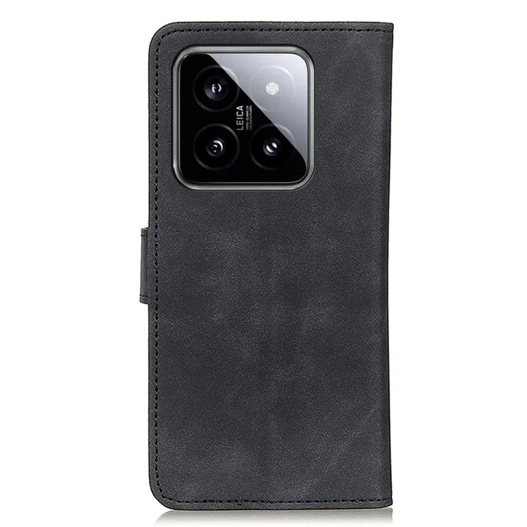 KHAZNEH For Xiaomi 14 Case Wallet Retro PU Leather Smartphone Cover