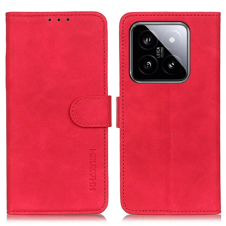 KHAZNEH For Xiaomi 14 Case Wallet Retro PU Leather Smartphone Cover