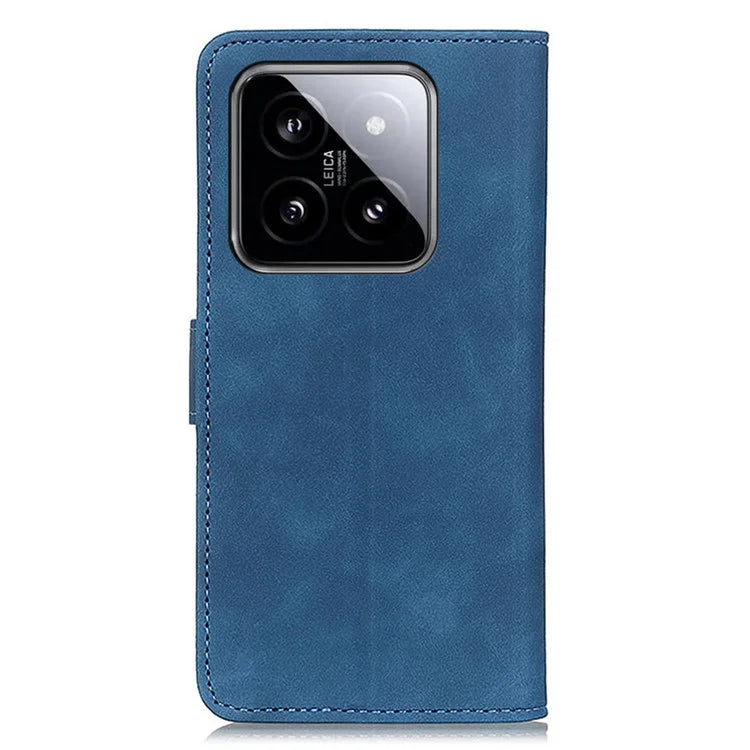 KHAZNEH For Xiaomi 14 Case Wallet Retro PU Leather Smartphone Cover