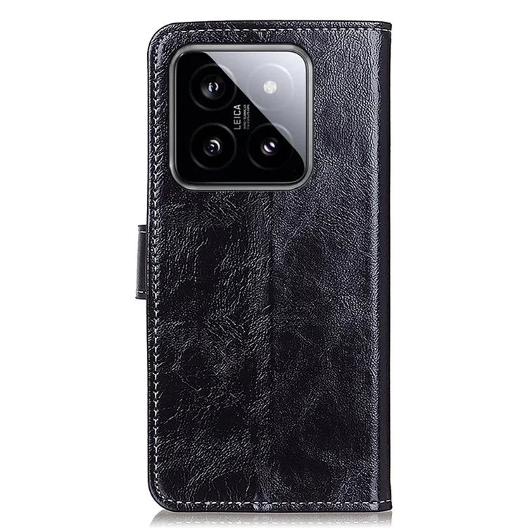 For Xiaomi 14 Case PU Leather Wallet Shockproof Phone Cover