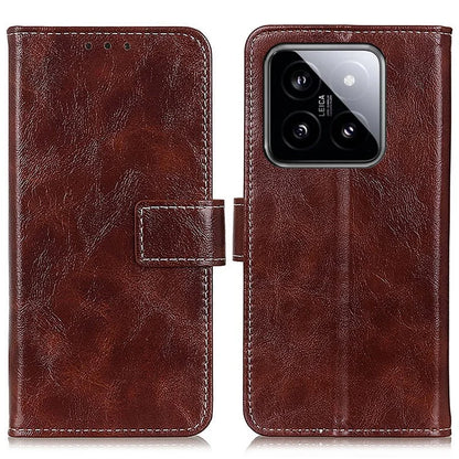 For Xiaomi 14 Case PU Leather Wallet Shockproof Phone Cover