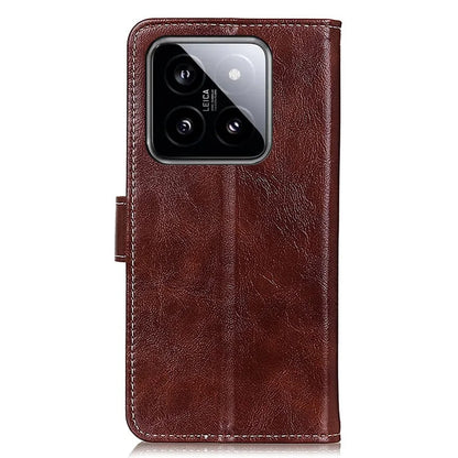 For Xiaomi 14 Case PU Leather Wallet Shockproof Phone Cover