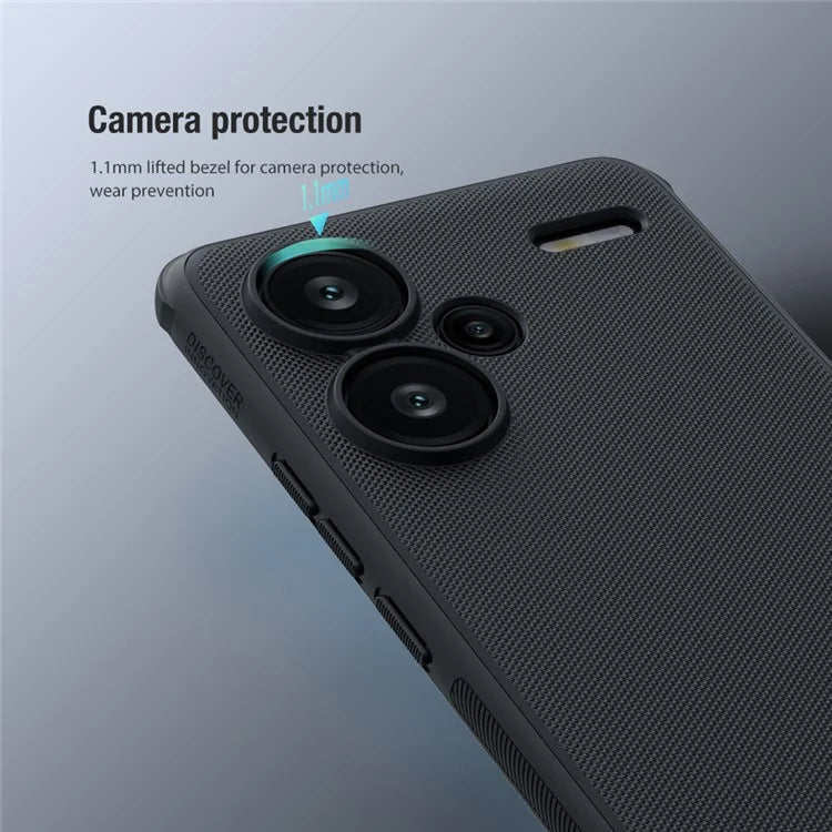 NILLKIN Super Frosted Shield Pro for Xiaomi Redmi Note 13 Pro+ 5G Case PC+TPU Protective Cover
