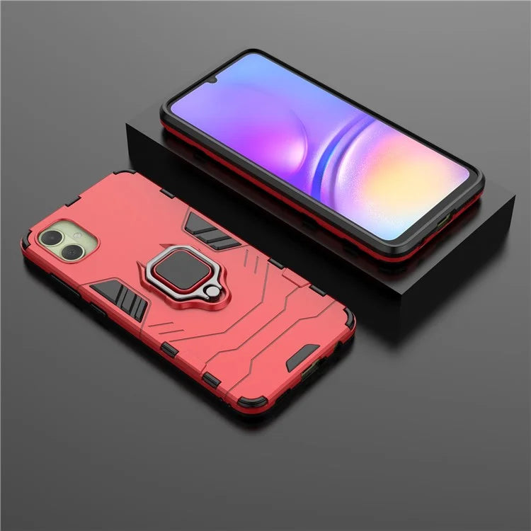 For Samsung Galaxy A05 4G Case  Kickstand PC+TPU Phone Cover