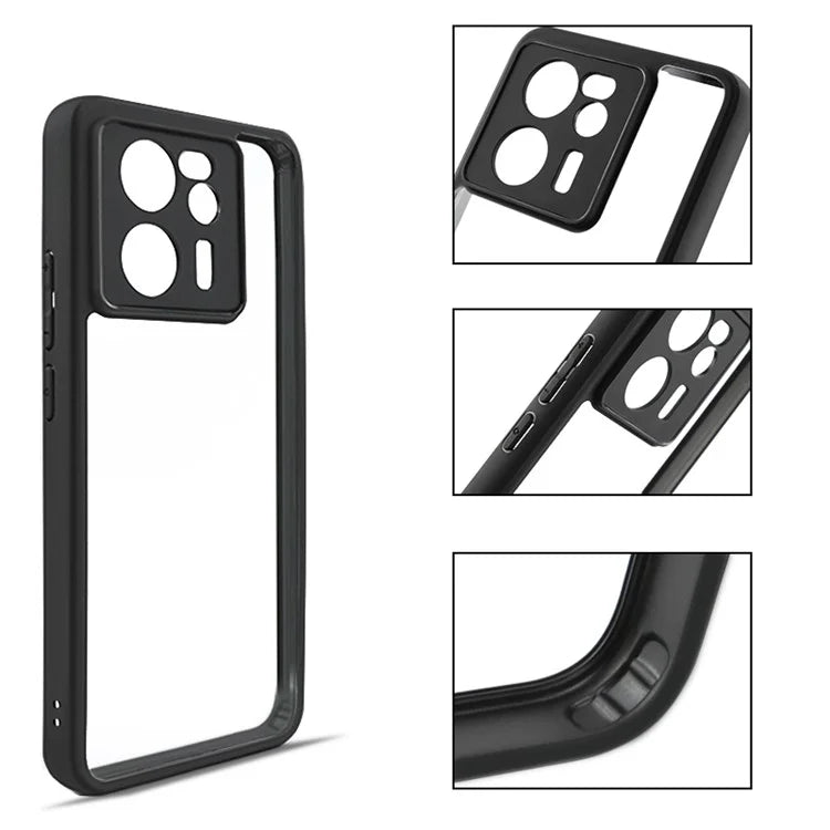 For Xiaomi 13T Pro / 13T / Redmi K60 Ultra Case Dustproof Phone Shell TPU + PC Clear Phone Cover