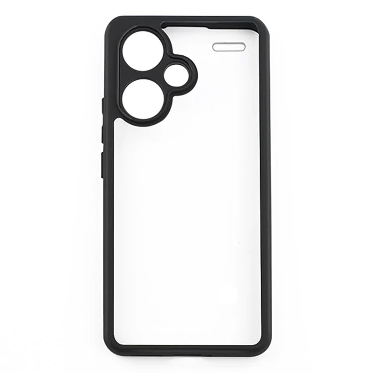 For Xiaomi Redmi Note 13 Pro+ 5G Slim-Fit TPU + PC Clear Phone Cover Dustproof Phone Shell Case