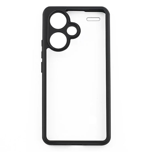For Xiaomi Redmi Note 13 Pro+ 5G Slim-Fit TPU + PC Clear Phone Cover Dustproof Phone Shell Case
