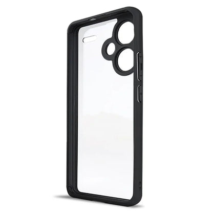 For Xiaomi Redmi Note 13 Pro+ 5G Slim-Fit TPU + PC Clear Phone Cover Dustproof Phone Shell Case