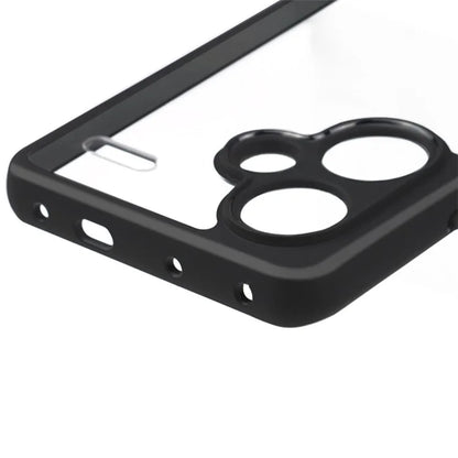 For Xiaomi Redmi Note 13 Pro+ 5G Slim-Fit TPU + PC Clear Phone Cover Dustproof Phone Shell Case