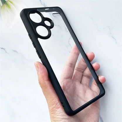 For Xiaomi Redmi Note 13 Pro+ 5G Slim-Fit TPU + PC Clear Phone Cover Dustproof Phone Shell Case