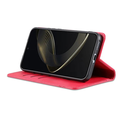 AZNS For Xiaomi Redmi Note 13 Pro+ 5G Case Cowhide Texture Leather Wallet Cover