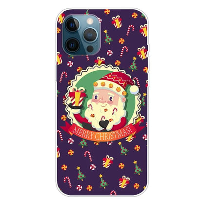 For iPhone 15 Pro Max TPU Case Christmas Pattern Printing Phone Back Cover and Gifts